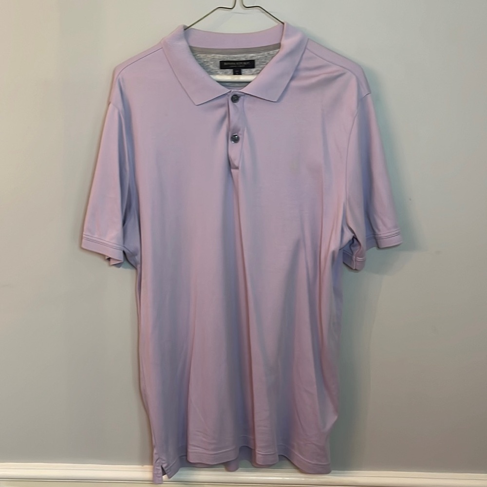Banana Republic Luxury Touch Purple Polo